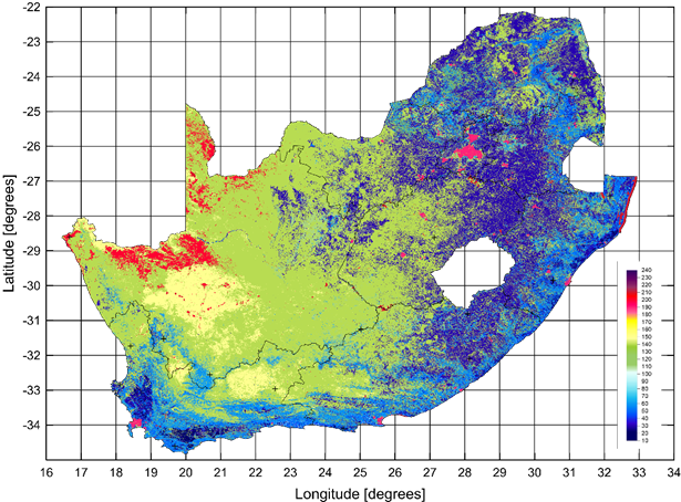 South Africa land cover